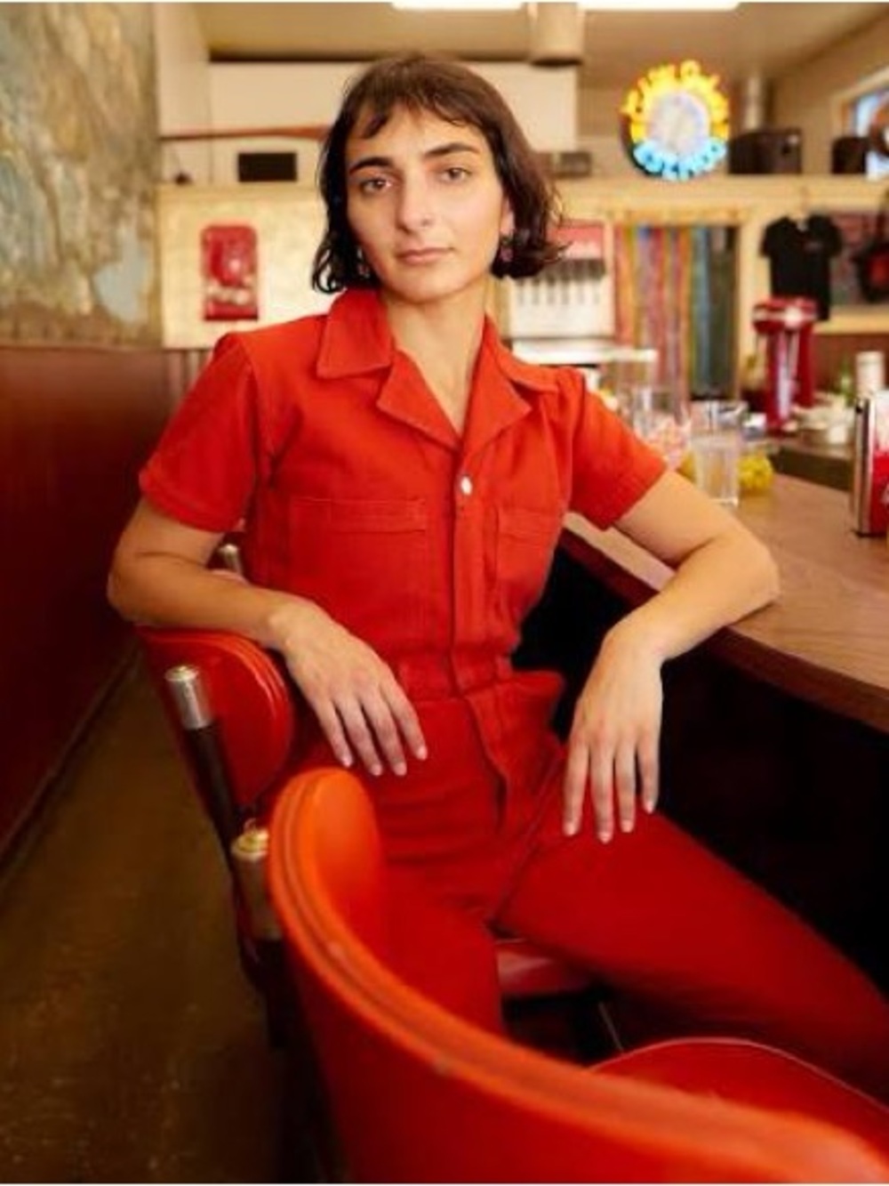 Big Bud Press Short Sleeved Jumpsuit - Paprika